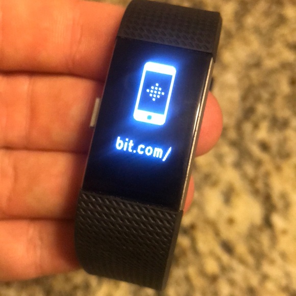Fitbit Charge 2 Black Band + USB Cradle Charger - Picture 2 of 3
